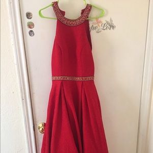 Red Prom Gown